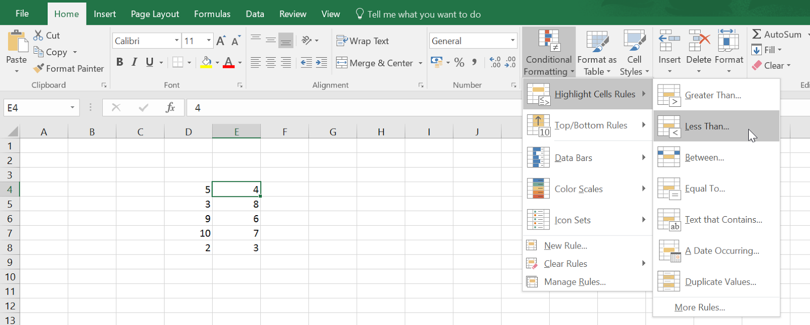 how to copy excel conditional formatting 01