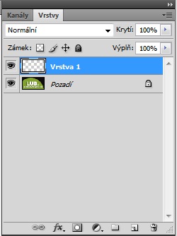 Adobe Photoshop - Vrstvy zoznam