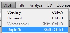 Adobe Photoshop Vyber - Doplnek